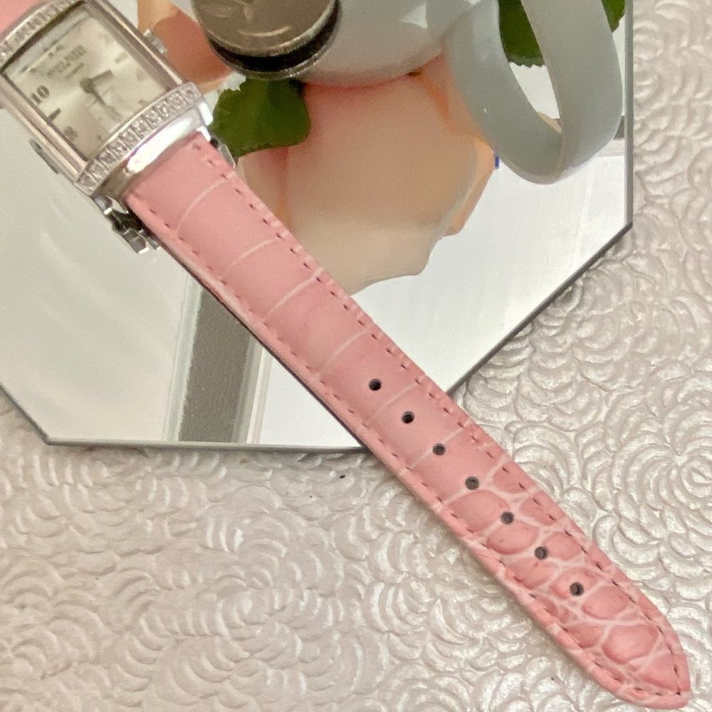 Anne Klein New York Swiss 20 Diamond Bezel Dress Watch with Sub-dial Second Hand - Picture 11 of 16